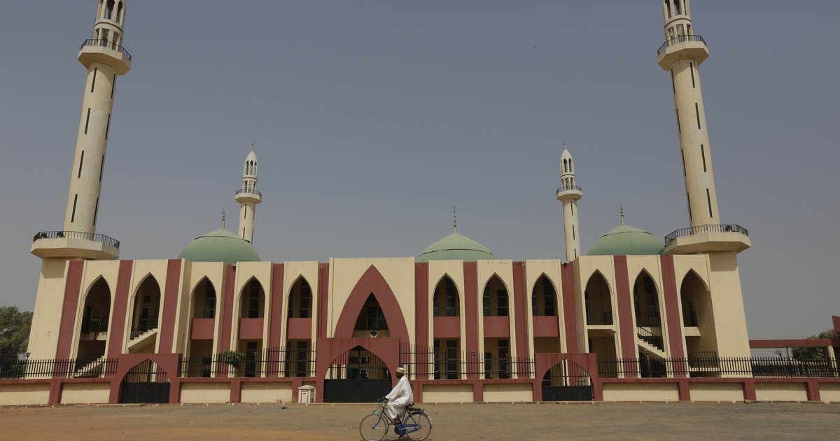 The central mosque in Yola, capital of Adamawa State