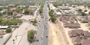 Borno State Zip Codes & Postal Codes: Full LGA List, Capital Maiduguri & Complete Guide (2026) An aerial view of a main road in Maiduguri, capital of Borno State