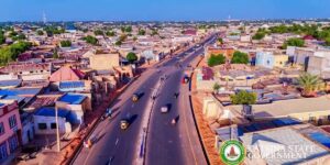 Aerial view of Katsina city