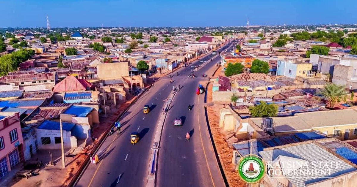 Aerial view of Katsina city
