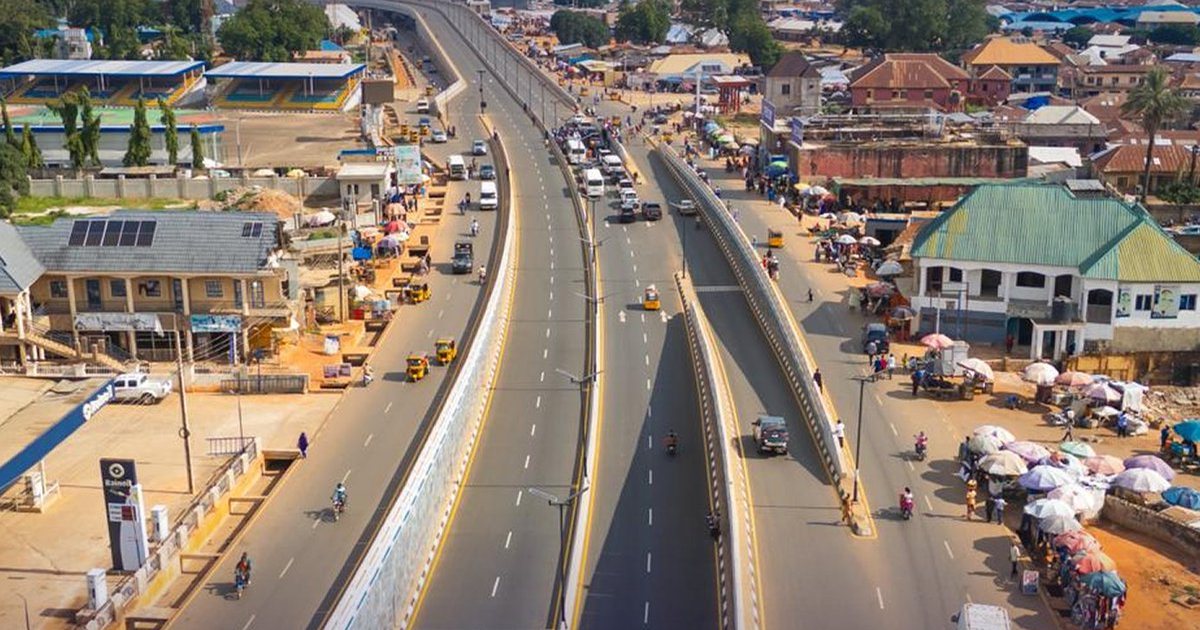 Aerial view of Lafia, capital of Nasarawa State