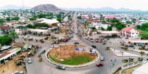 Aerial view of Jalingo, capital of Taraba State