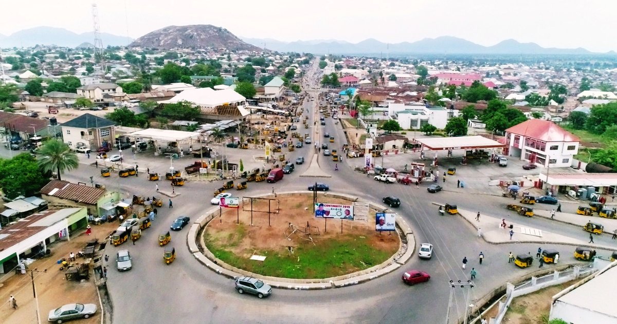 Aerial view of Jalingo, capital of Taraba State