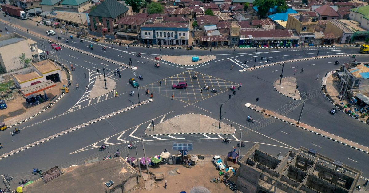 Aerial view of Gusau, capital of Zamfara State