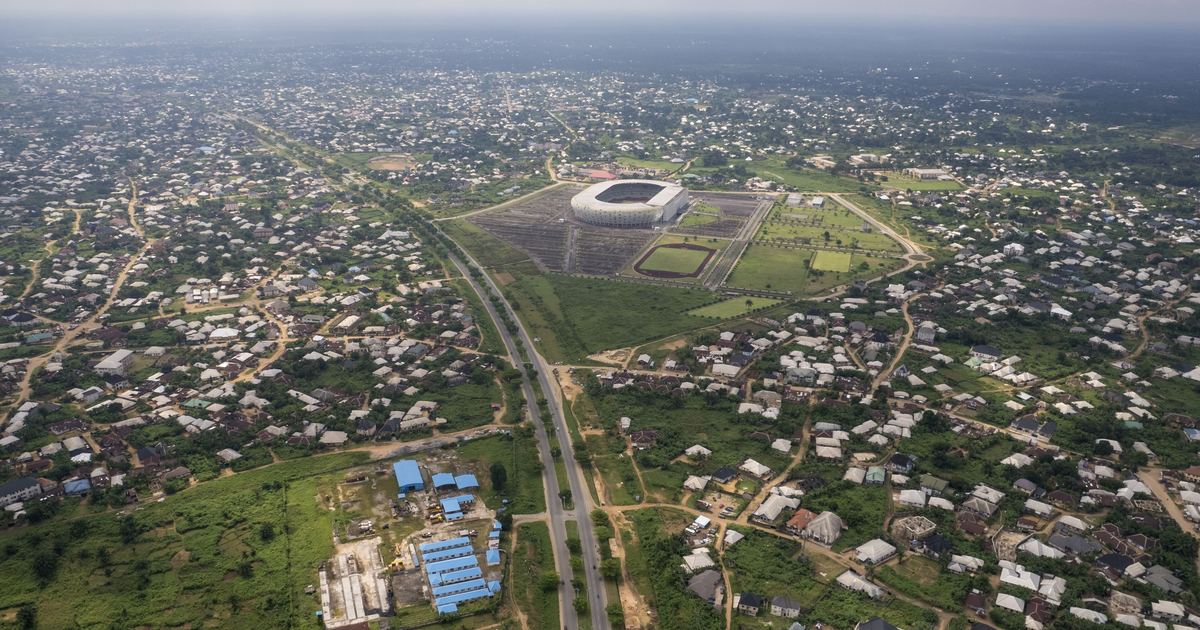 Aerial view of Uyo, capital of Akwa Ibom State