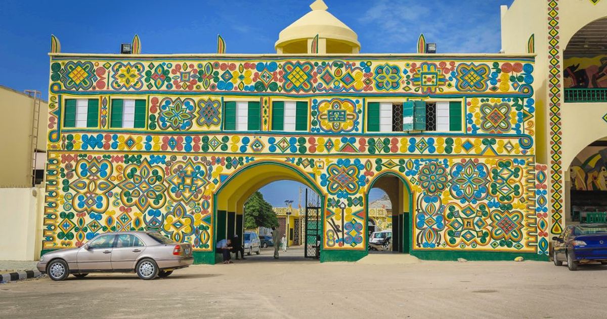 A decorated historic city gate in the North West zone
