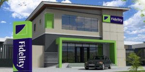 A Fidelity Bank branch at Lekki, Lagos