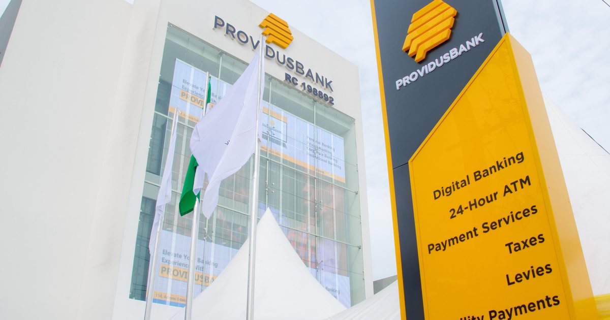 A Providus Bank branch in Nigeria