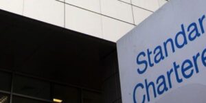 A Standard Chartered Bank building in Nigeria